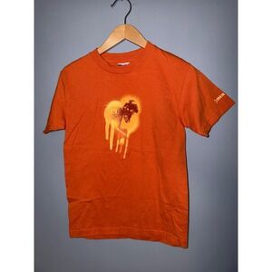 Vintage Linkin Park Orange Graphic T-Shirt Murina Tag Mens Small Nu Metal Rock